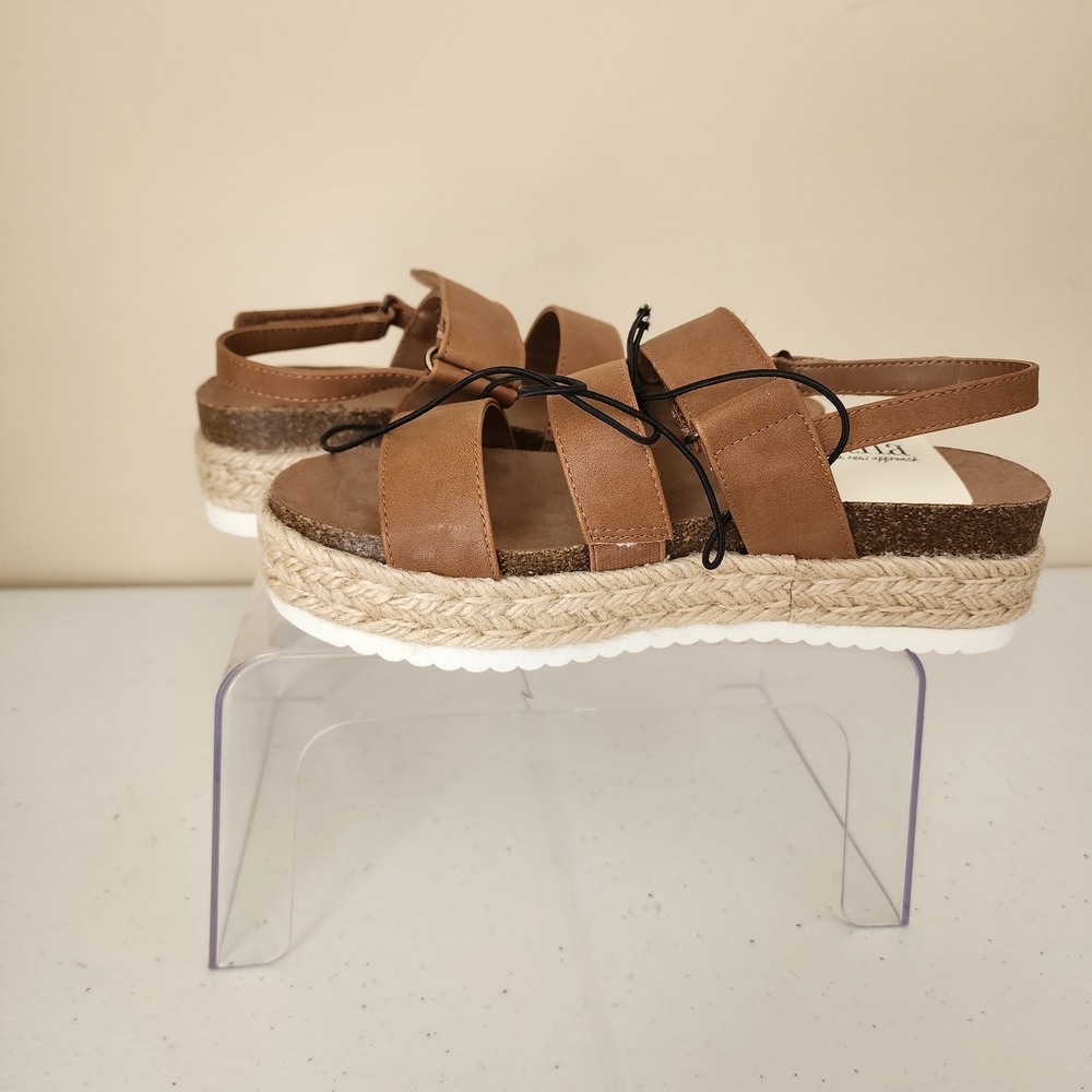 A.N.A  Espadrille Spring and Summer Platform Sandles | Size 6.5 - Picture 3 of 10